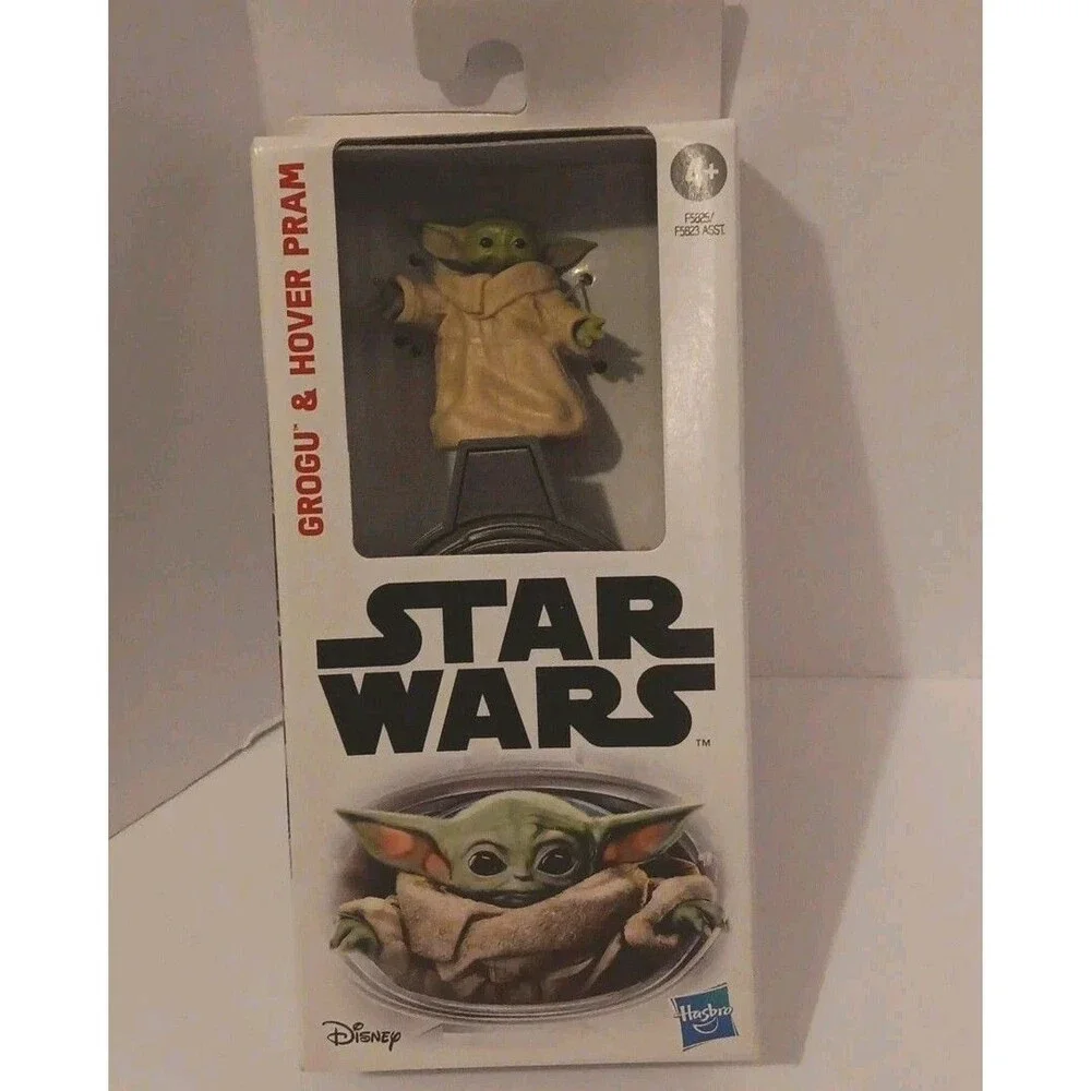 Star Wars Grogu & Hover Pram Action Figure Disney Hasbro 6” New